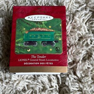 Hallmark QX6834 The Tender, Lionel General Steam Locomotive Keepsafe Ornament